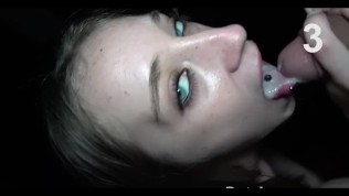 Anime Girl Tries Glory Hole for the First Time Two Strangers Cum in Her Mouth and Pussy