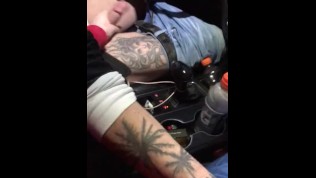 Jerking each other off on the highway for truckers
