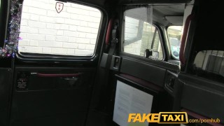 FakeTaxi Feisty customer tries to get out of sucking cock
