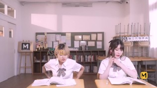 Teacher, Use Your Dick To Help Us With Our Homework-MD-0253