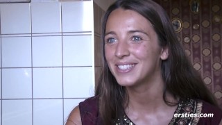 Ersties: Amateur Babe Rubs Oil On Her Body Before Masturbating