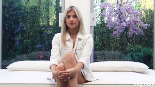 Hot exotic girl with a big booty looks fantastic riding dick reverse cowgirl