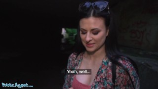 Public Agent Hot Student Fucked Under a Freeway