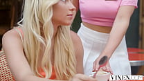VIXEN Hot babes share hard cock
