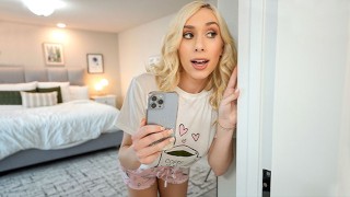 Dad Crush – Horny Step Dad Can’t Resist His Busty Blonde Step Daughter’s Big Ass And Bangs Her Hard