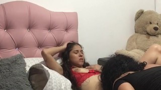 licking pussy and scissoring with my pretty Chinese